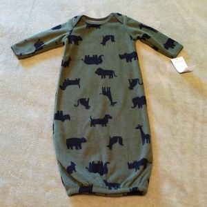 Carters NB Fleece Gowns